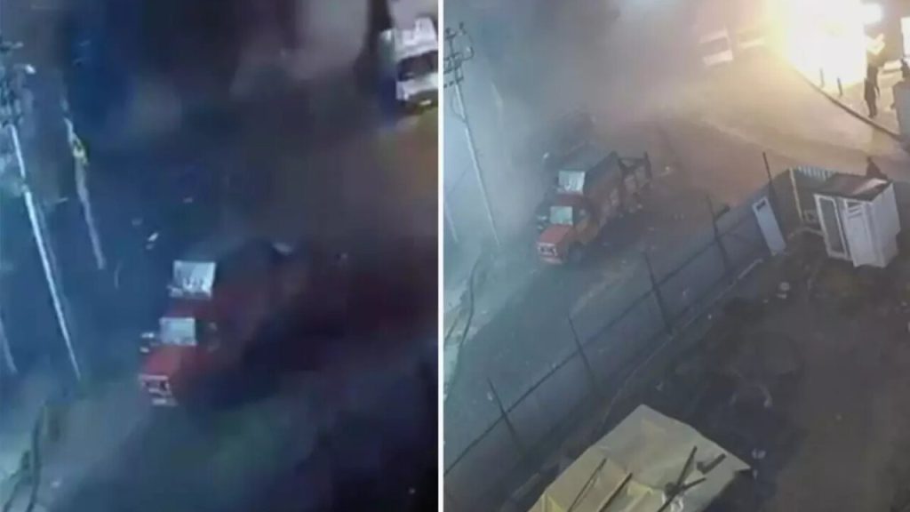 Gebze’deki 7 katlı binanın çökme anı kameraya saniye saniye yansıdı (Video)