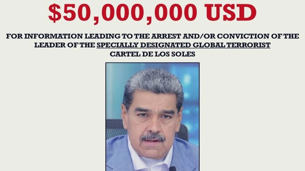 ABD, Venezuella Devlet Başkanı Maduro’yu terörist ilan ederek başına ödül koydu