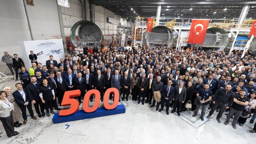 TUSAŞ’tan Airbus’a 500’üncü teslimat